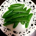 みにちえ's cooksnap of when they made スナップエンドウ 簡単&楽チン すじ取り.