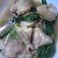 pitomama's cooksnap of when they made 鶏肉と小松菜のにんにくバター醤油炒め.