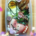じゅんてちゅ's cooksnap of when they made キャラ弁　なめこ栽培キット＊ラブなめこ.