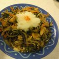 ビゲッツ's cooksnap of when they made 豚ニラもやしの大根みぞれピリ辛野菜炒め☆.