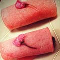garamppo's cooksnap of when they made 葉っぱなしだけど…桜餅　もちもちオヤツ♪.