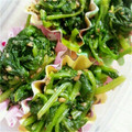 premegu's cooksnap of when they made ほうれん草のナムル風.
