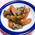 シャンプーハット's cooksnap of when they made 舞茸とウインナー　～バター醤油で.