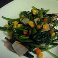 万華月's cooksnap of when they made 簡単！ほうれん草のガーリックソテー♡.
