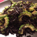 Hikibabe's cooksnap of when they made ゴーヤとひじきのごま炒め.