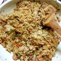 あべ尚's cooksnap of when they made 野菜たっぷり焼きそば飯.