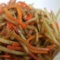めかにか's cooksnap of when they made 生姜で美味しいきんぴらごぼう.