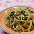 桃屋誰's cooksnap of when they made 塩麹deほうれん草のパスタ♪.