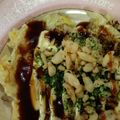 あけーちゃん's cooksnap of when they made 卵とキャベツだけでお好み焼き風～.