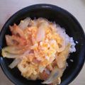 とも824's cooksnap of when they made 簡単！ちくわ卵どんぶり.