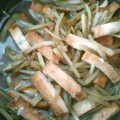 天竺牡丹's cooksnap of when they made ＊＊ふきとさつまあげの煮物＊＊.