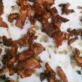 アイラブ家族's cooksnap of when they made ▲油はねのフライパンでカリカリベーコン！.