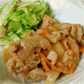 kumabuu's cooksnap of when they made 豚肉のしょうが焼き.