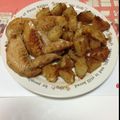 ルルポメ's cooksnap of when they made 手羽先とじゃがいもの照り煮♪.