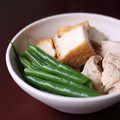 creo's cooksnap of when they made いんげんと厚揚げと鶏肉の煮物.
