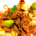 cookmoo17's cooksnap of when they made ご飯が進む～★ネギ豚＆しらたき炒め★.