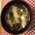 megbuta's cooksnap of when they made きのことわかめ入り・かきたま汁.
