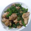 亜早也's cooksnap of when they made 鶏肉とピーマンのオイスターソース炒め.