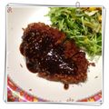 ローズ☆ドバイ's cooksnap of when they made 卵・小麦粉不要！やわらかマヨ揚げトンカツ.