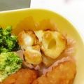 ayaakari's cooksnap of when they made ＊お弁当に♪ちくわのめんつゆチーズ焼き＊.