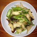 rara555's cooksnap of when they made アスパラとエリンギのペペロンチーノ風.