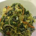 ライチ1021's cooksnap of when they made お弁当に緑黄色野菜♪人参ポパイ炒め.