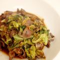 Saya＊JN's cooksnap of when they made キャベツと砂肝＊味噌炒め.