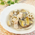 ＊＊rose＊＊'s cooksnap of when they made あさりとれんこんのスープ♪.