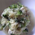 nri。's cooksnap of when they made チキンとブロッコリーのクリーム煮.