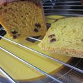 こずっぺ's cooksnap of when they made ＨＢで♪かぼちゃとレーズンの食パン.