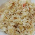 satmay's cooksnap of when they made おうちで絶品カニピラフ✿.