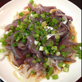 ロメオ２００,７'s cooksnap of when they made 鯵のお刺身 * たたき風～.