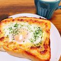 あんまかろん☆'s cooksnap of when they made とろーりたまごのマヨトースト.