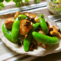 まろんかふぇ's cooksnap of when they made さやえんどうと鶏肉の炒めもの.