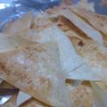 ★yuuri★ 's cooksnap of when they made ワンタンの皮+チーズ＝美味しいチップス♡.
