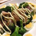 mayuryu's cooksnap of when they made ブロッコリーと半熟卵のサラダ.