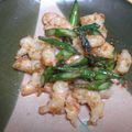 まみんちよ's cooksnap of when they made アスパラとえびの醤油麹マヨ炒め。.