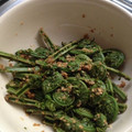 maioki's cooksnap of when they made こごめのゴマ和え.