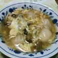 かよ1985's cooksnap of when they made 簡単で美味しい☆きのこと卵の中華スープ♫.