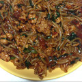 しんあけ's cooksnap of when they made 節約!!もやしと豚小間　韮の麻婆風☆.