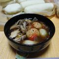 クックI7I5L1☆'s cooksnap of when they made いも団子入りとろ～りきのこ汁.