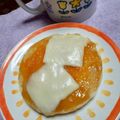 ponnko's cooksnap of when they made ピーナッツ＊マーマレード＊チーズトースト.