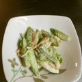 のえもゆ's cooksnap of when they made グリーンアスパラとササミのみそマヨネーズ.