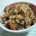 まりんまりりん's cooksnap of when they made ひじきの炊き込みご飯.