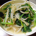 ramieru's cooksnap of when they made ほうれん草＆もやしの炒め物.