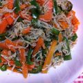 ピンクの秋桜's cooksnap of when they made 簡単☆おじゃこと人参とピーマンのきんぴら.