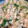 さなぺい14's cooksnap of when they made 冷凍ご飯で☆三つ葉とじゃこの和風炒飯.