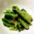 utamo's cooksnap of when they made ☆たたききゅうりの中華風☆.