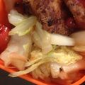nkaha's cooksnap of when they made ＊漬け物リメイクde中華炒め＊.