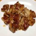 keiju001's cooksnap of when they made 甘辛タレの鶏もも肉の照り焼き.